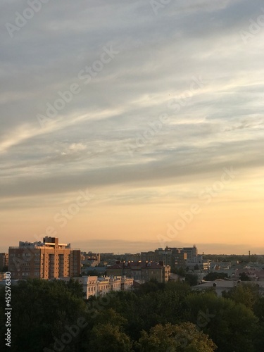 sunset over the city © Дарья Клемешова