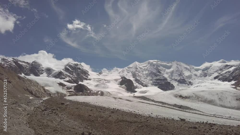 Pizzo Palù on the Rhaetian Alps in Switzerland Pizzo Palù on the Rhaetian Alps in Switzerland