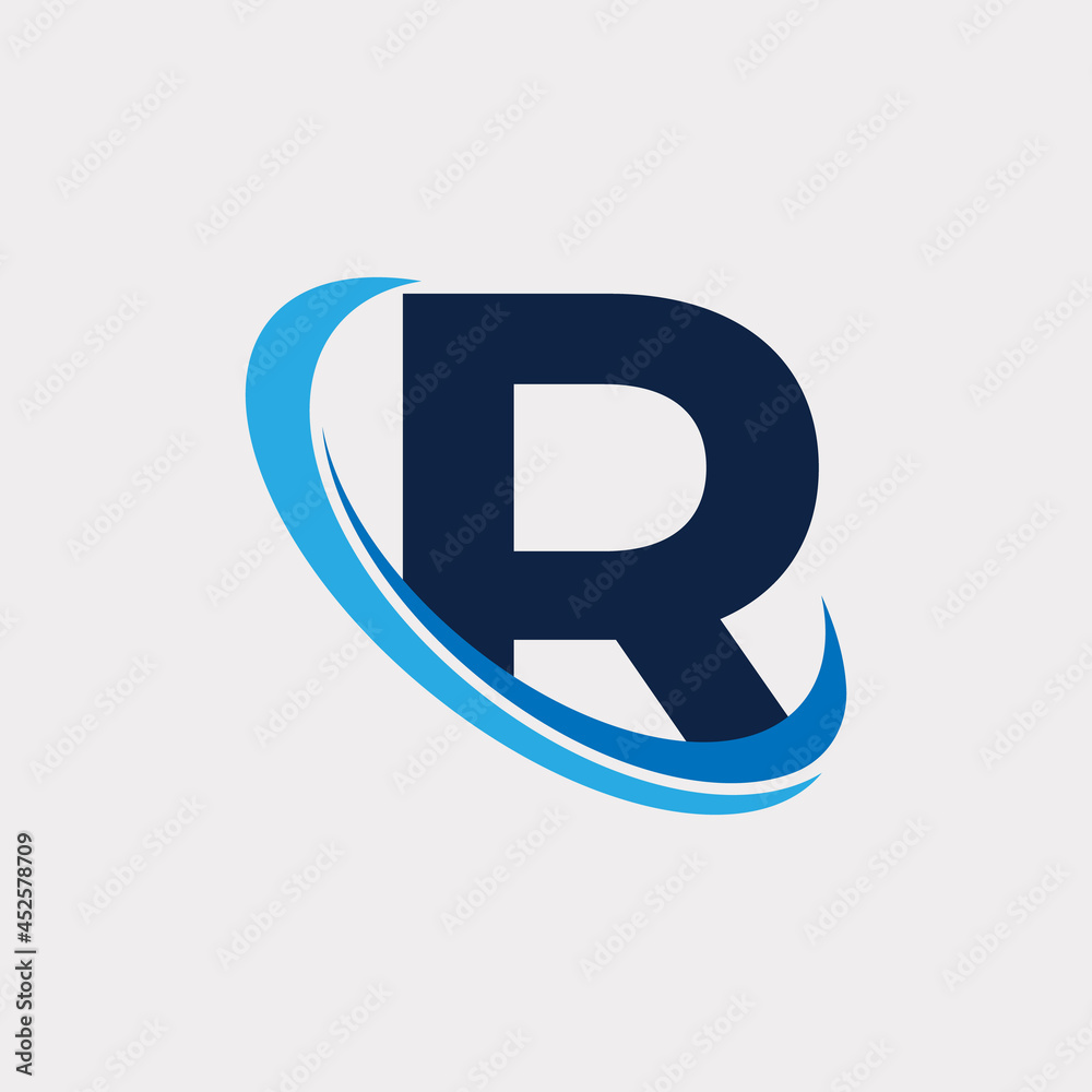 Initial Letter R Tech Logo Design Template Element. Eps10 Vector Initial Letter R Tech Logo Design Template Element. Eps10 Vector