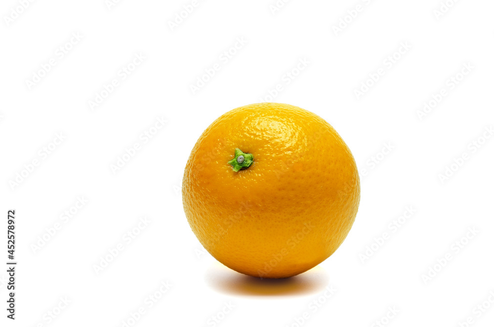 ripe orange isolated on a white backgroun ripe orange isolated on a white backgroun