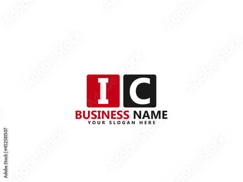 Letter IC logo, ic logo icon design vector for all kind of use