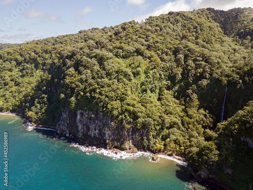 Drone View on Cocos Island, Costa Rica