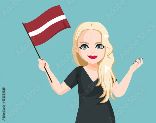 Beautiful blonde Latvian wo...