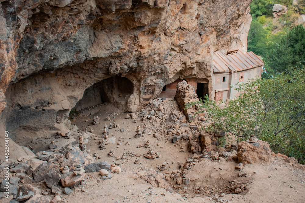 abandoned castle in the mountains