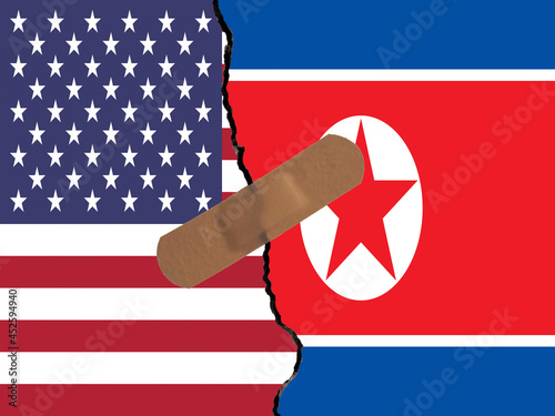 Restoring relations between USA and North Korea.