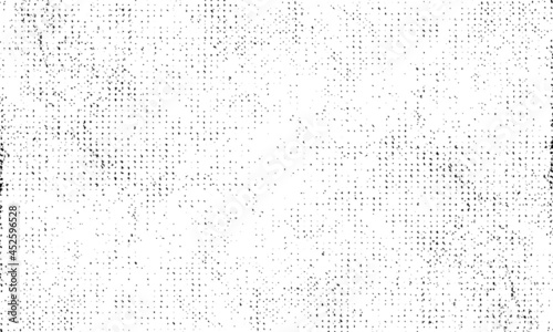 Abstract vector noise. Small particles of debris and dust. Distressed uneven background. Grunge texture overlay with fine grains isolated on white background. Vector illustration. EPS10