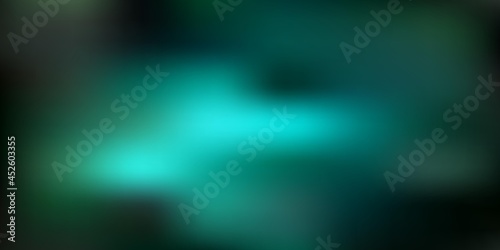 Dark green vector blurred backdrop.