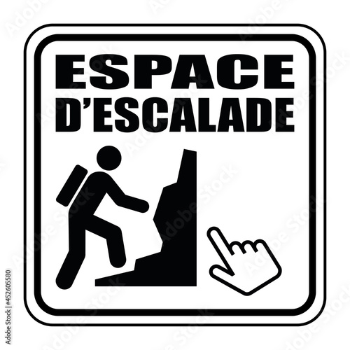 Logo espace d'escalade.