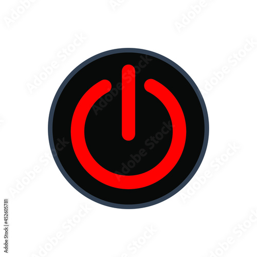 power button icons symbol vector elements for infographic web