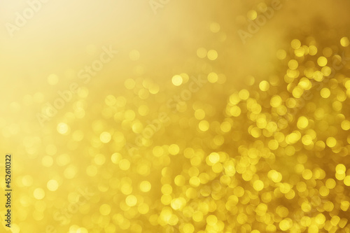 gold abstract sparkle glitter background for Christmas and Valentine.