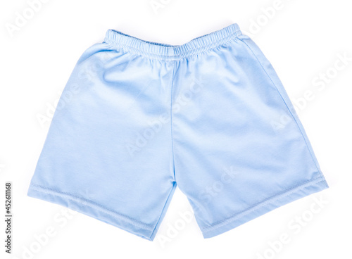 Kids Shorts Pants isolated on white background.