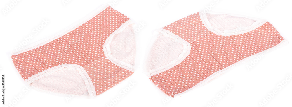 Women's panties isolated on a white background. Women's panties isolated on a white background.