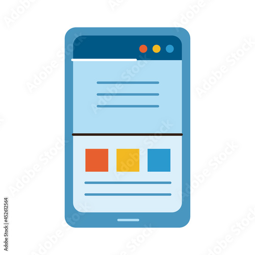 Free Download smartphone with web design - GFXLoad