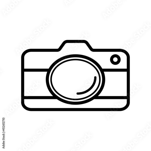 Digital camera icon vector layout