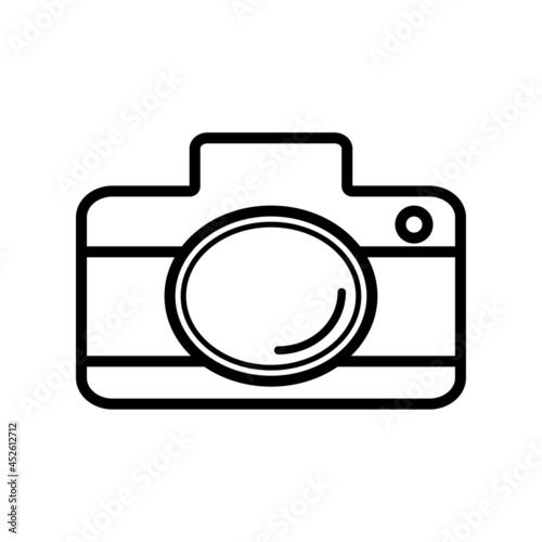Digital camera icon vector layout