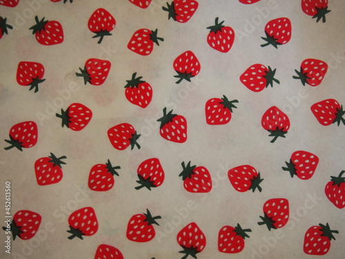 イチゴの模様