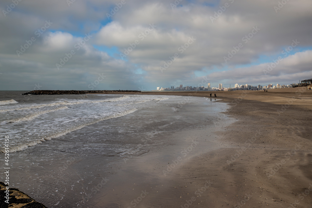 Mar del Plata view from the beaches     