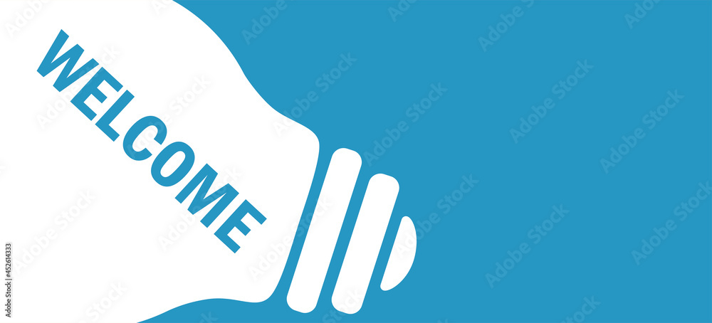 welcome in lamp background illustration welcome in lamp background illustration