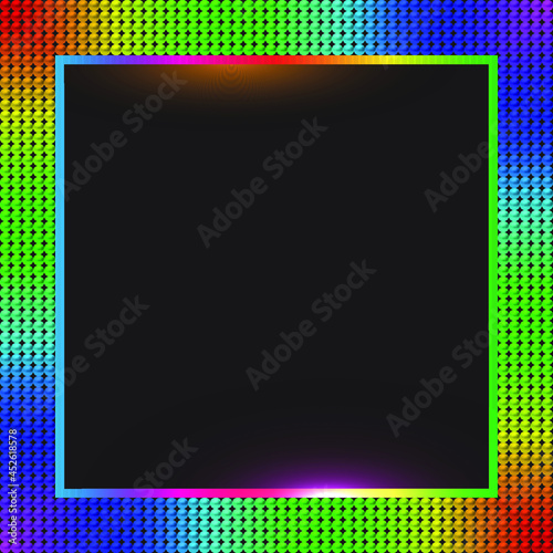 Colorful luxury background with 3D beads. Vector illustration.