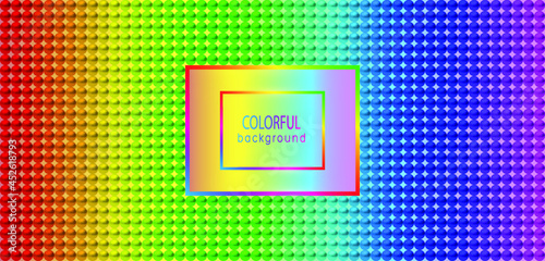 Colorful luxury background with 3D beads. Vector illustration.