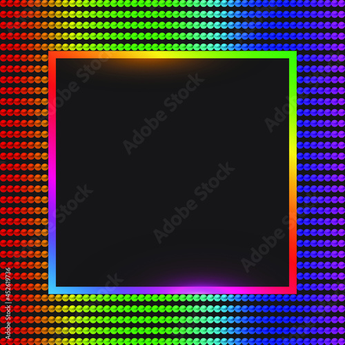 Colorful luxury background with 3D beads. Vector illustration.