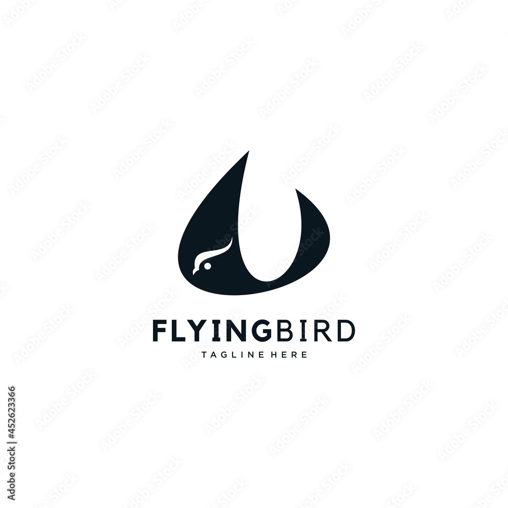Illustration vector graphic of bird or eagle logo design. perfect for your company logo Illustration vector graphic of bird or eagle logo design. perfect for your company logo