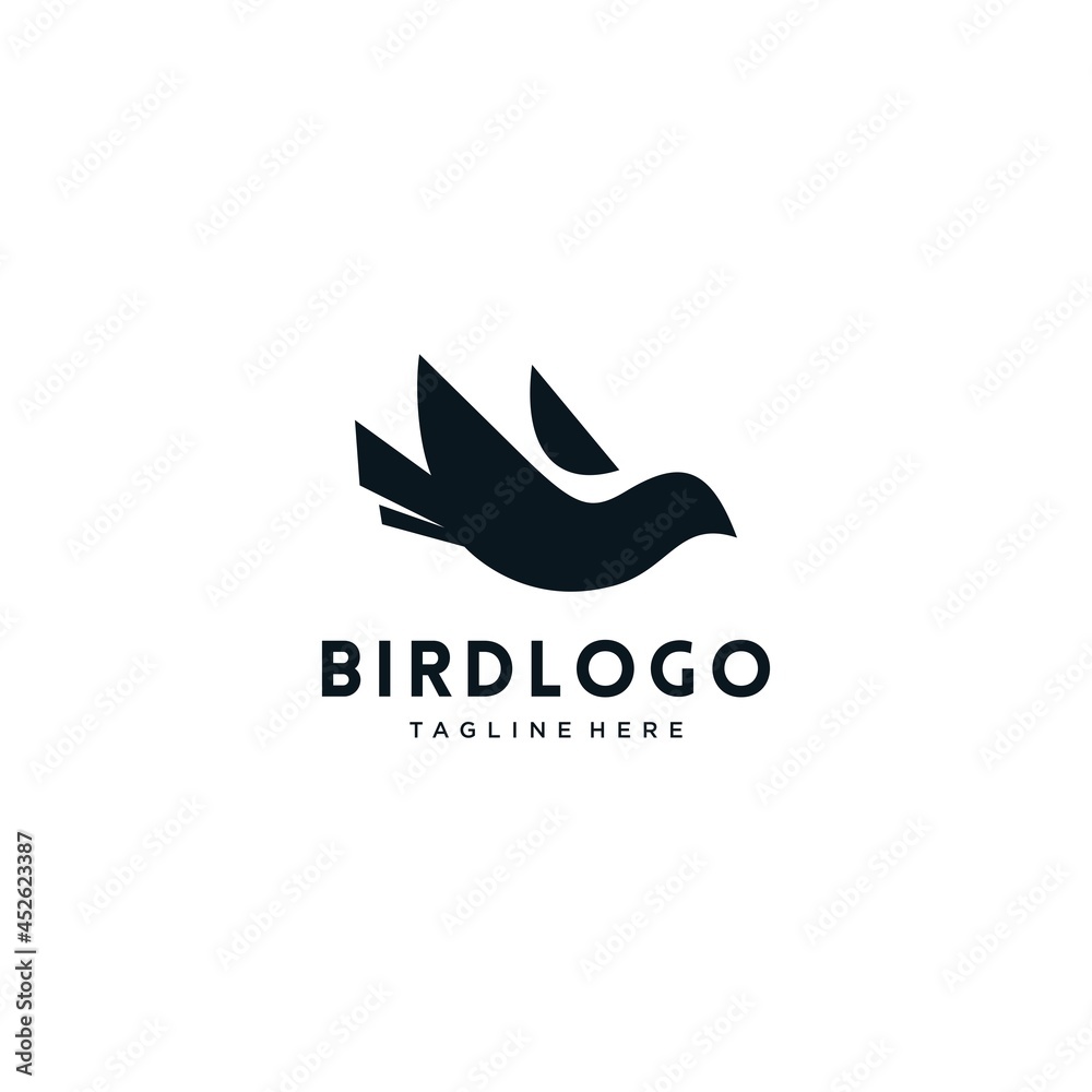 Obraz premium Illustration vector graphic of bird logo design. perfect for your company logo