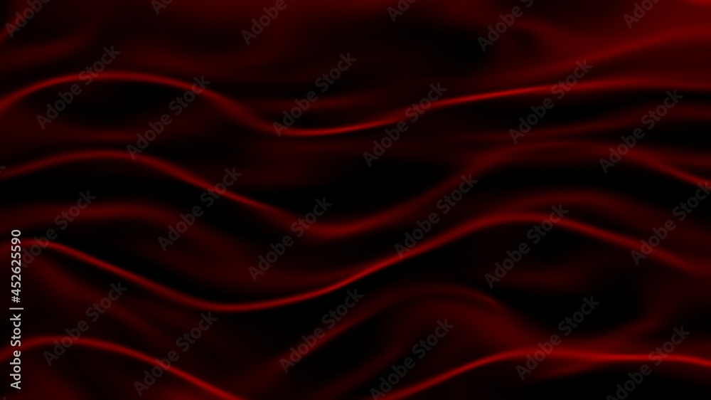 Obraz premium Red silk fabric illustration wallpaper