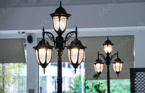 old fashioned street lamp