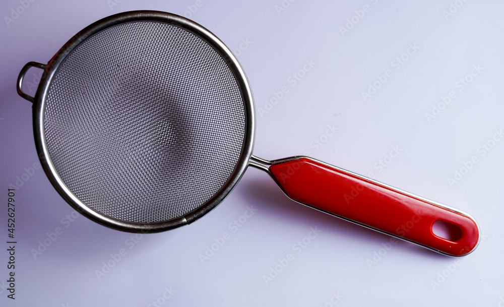 strainer on white isolated