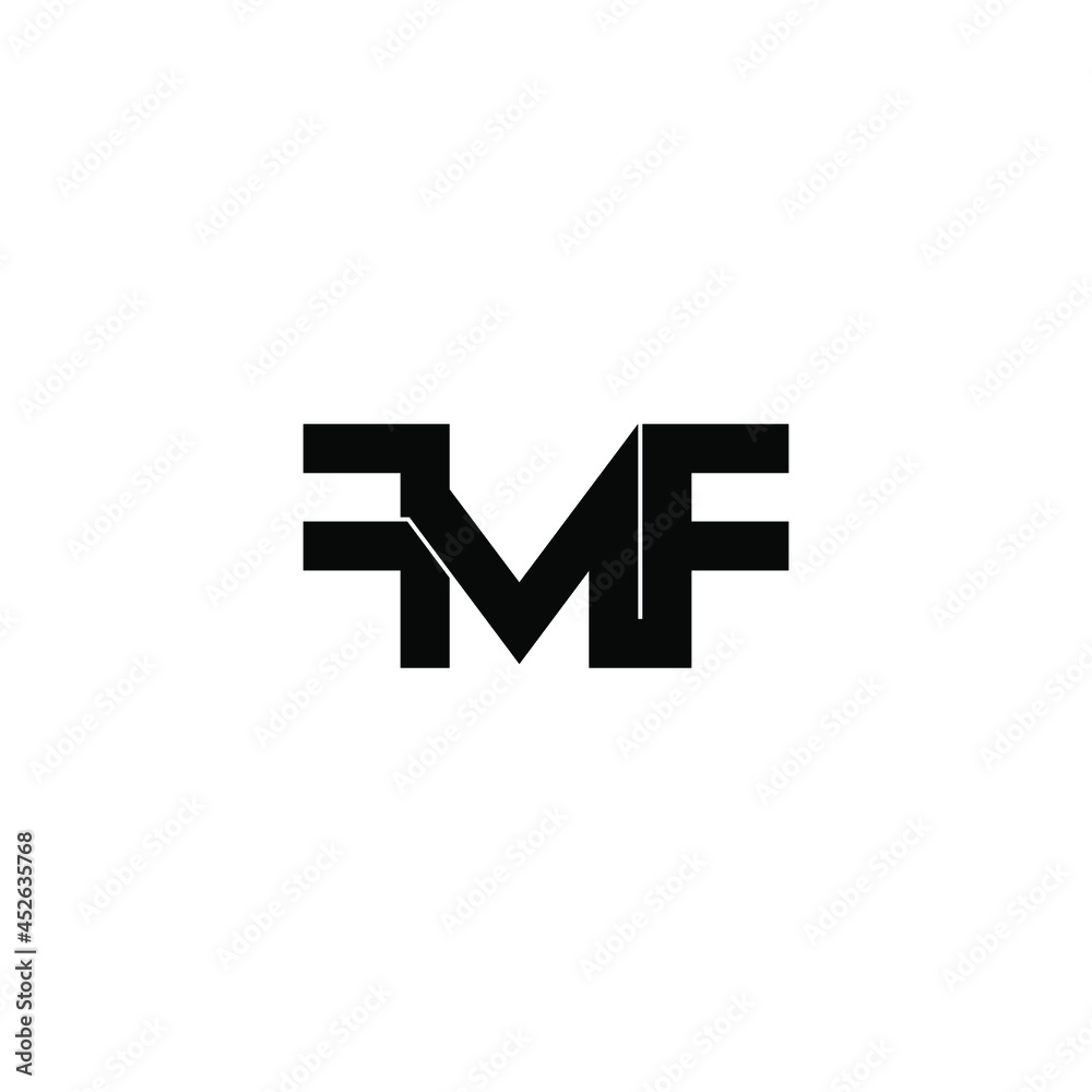 fmf letter monogram initial logo design fmf letter monogram initial logo design