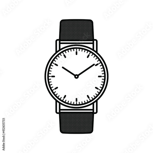 Watch icon. Wristwatch icon design. vector illustration.