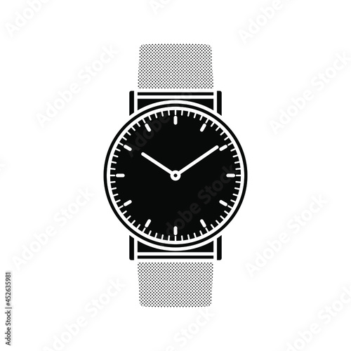 Watch icon. Wristwatch icon design. vector illustration.