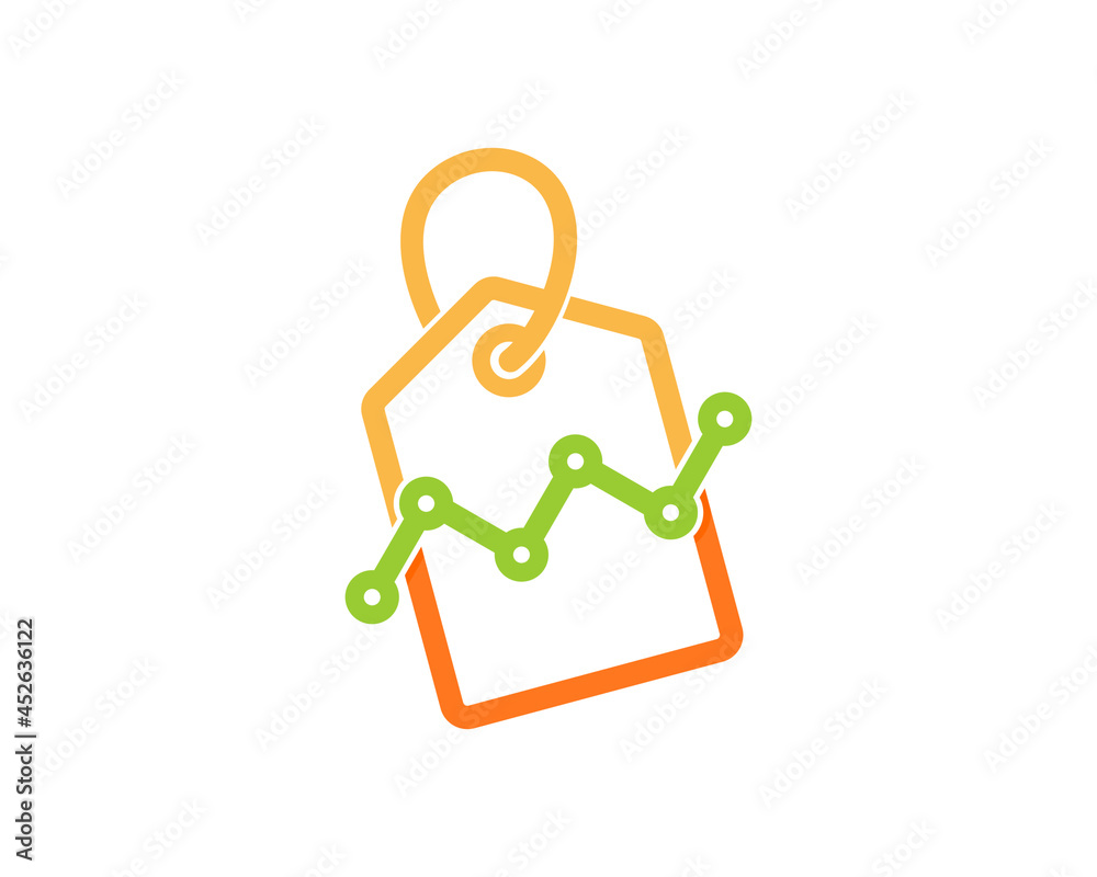 Octopus silhouette in the point location logo Octopus silhouette in the point location logo