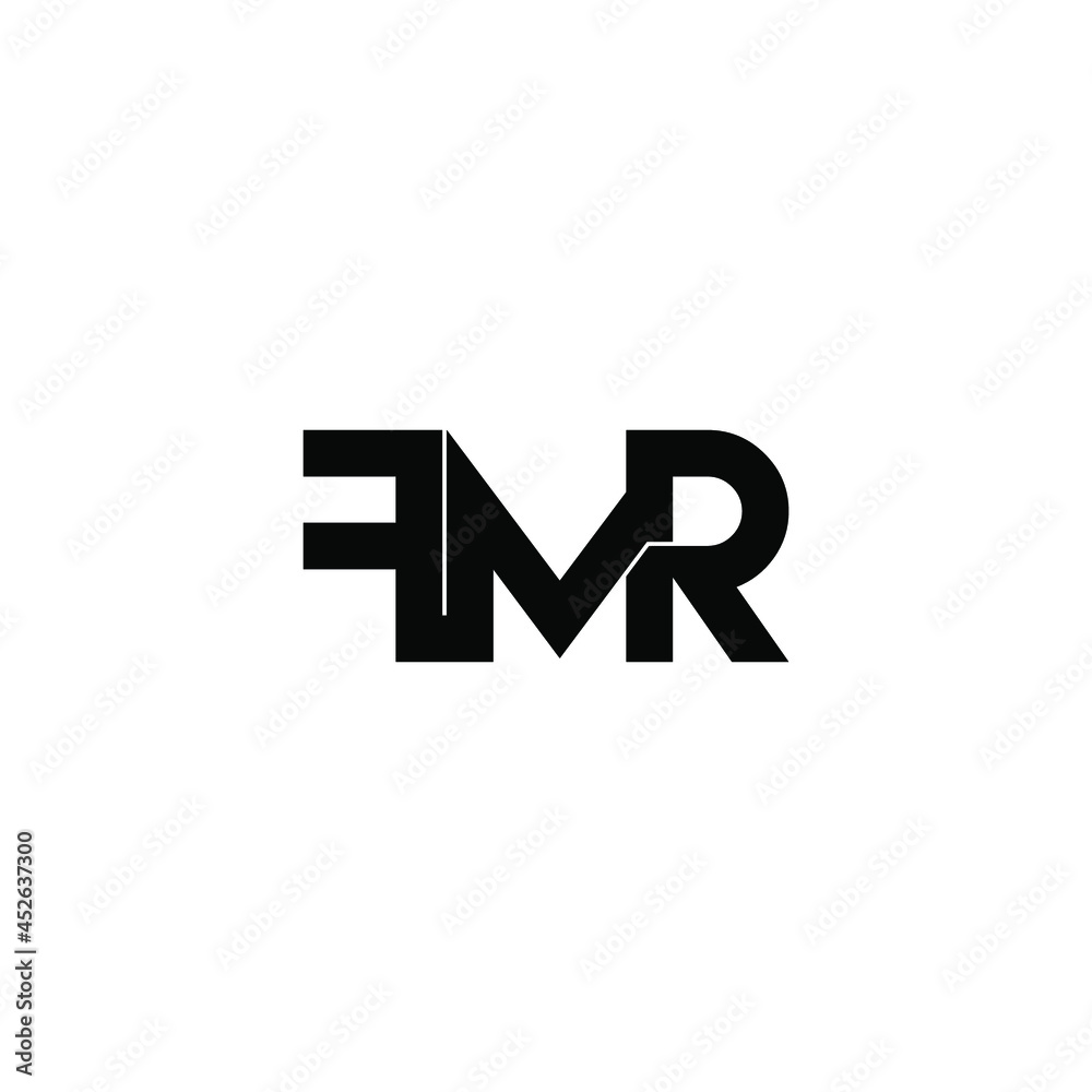 fmr letter monogram initial logo design fmr letter monogram initial logo design