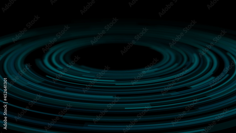 Dark blue circular lines abstract futuristic technology background Dark blue circular lines abstract futuristic technology background