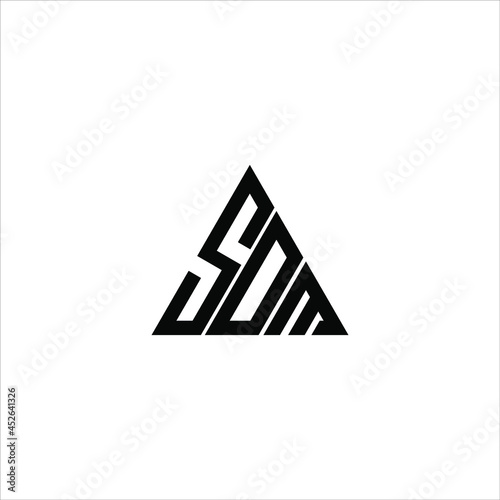 SDM letter logo creative design. SDM unique design, SOM letter logo creative design. SOM unique design
