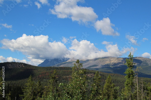 Clouds Over The Ridge, Jasper National Park, Alberta
