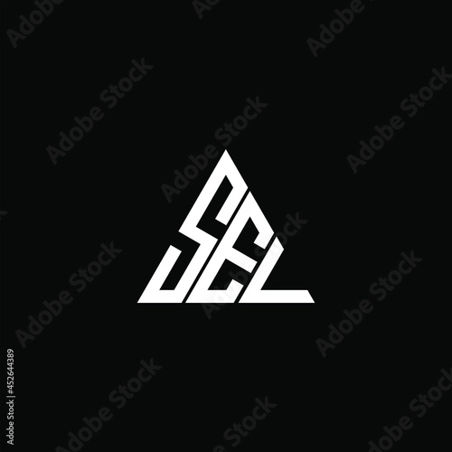 SEL letter logo creative design. SEL unique design
