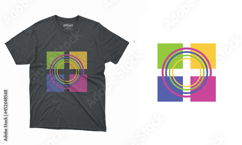 Vector t-shirt template layout