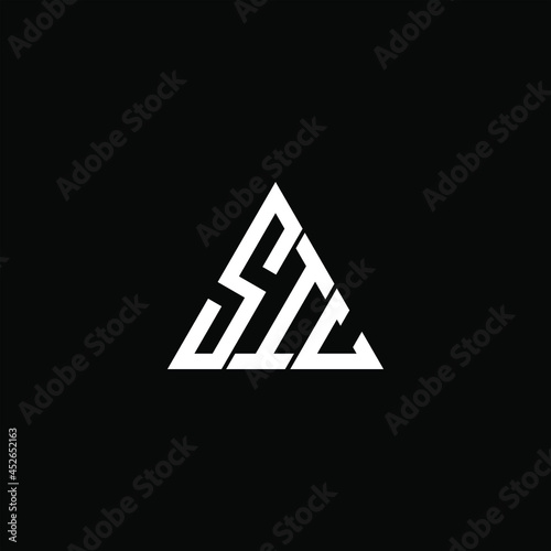 SIC letter logo creative design. SIC unique design
