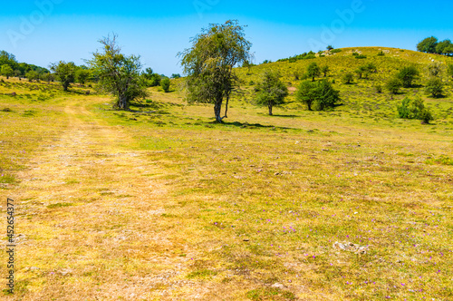 Parque Natural de Urbasa y Andia en Navarra, (País Vasco, España).