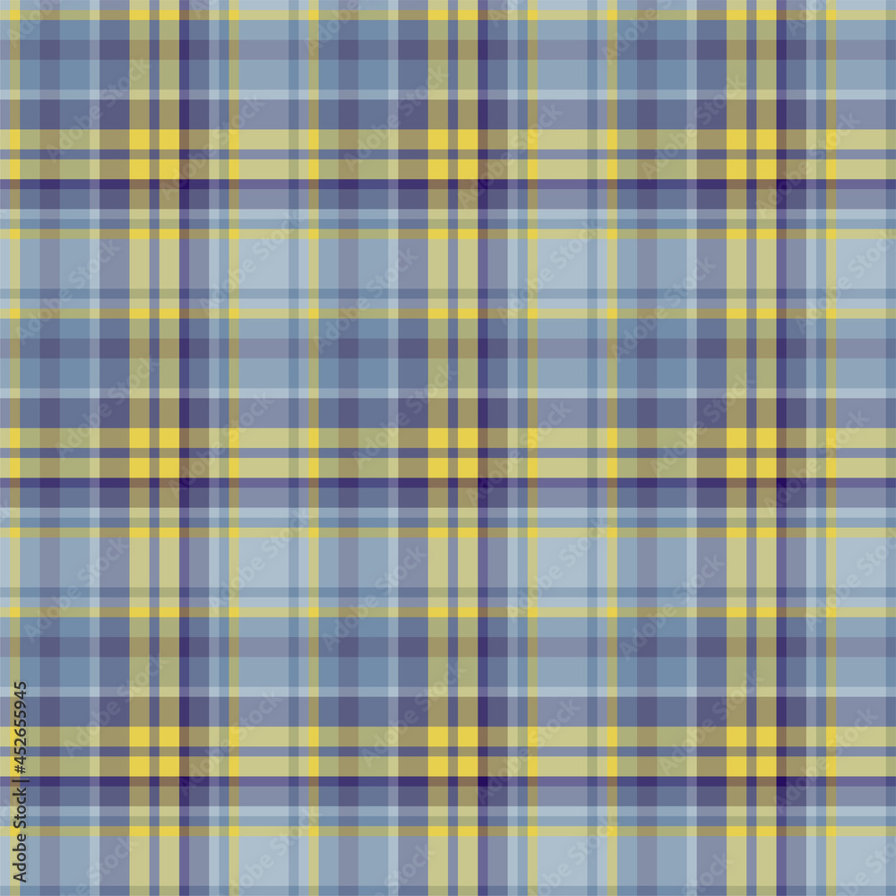 Plaid seamless pattern. Vector background of textile ornament. F