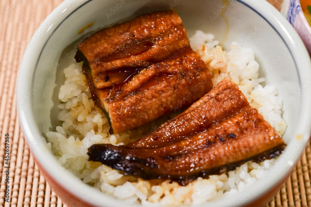 日本の食卓, うな丼うなぎ,鰻,家庭料理,和食