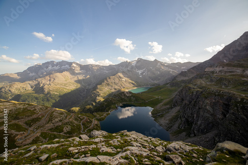 Panoramic view of Gran Paradiso Park, Aosta, Italy