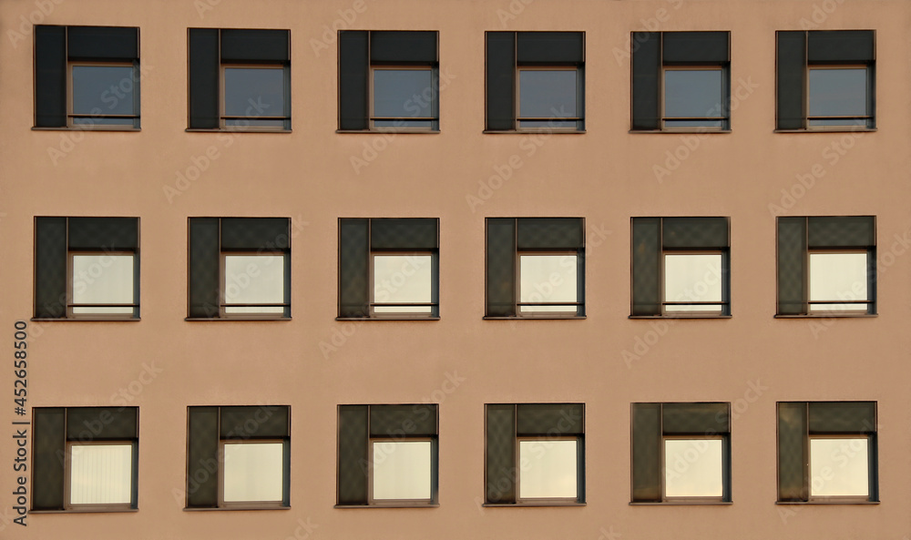 Fototapeta premium Gebäude Fensterfront