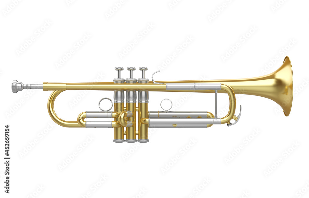 Fototapeta premium Trumpet Isolated