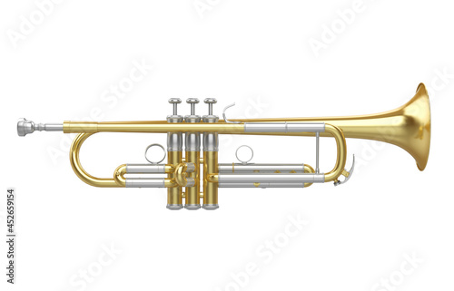 Trumpet Isolated