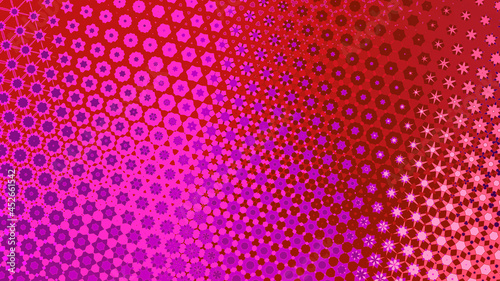 Fotografía flower pattern organic retro modern shape ornamental geometric abstract design