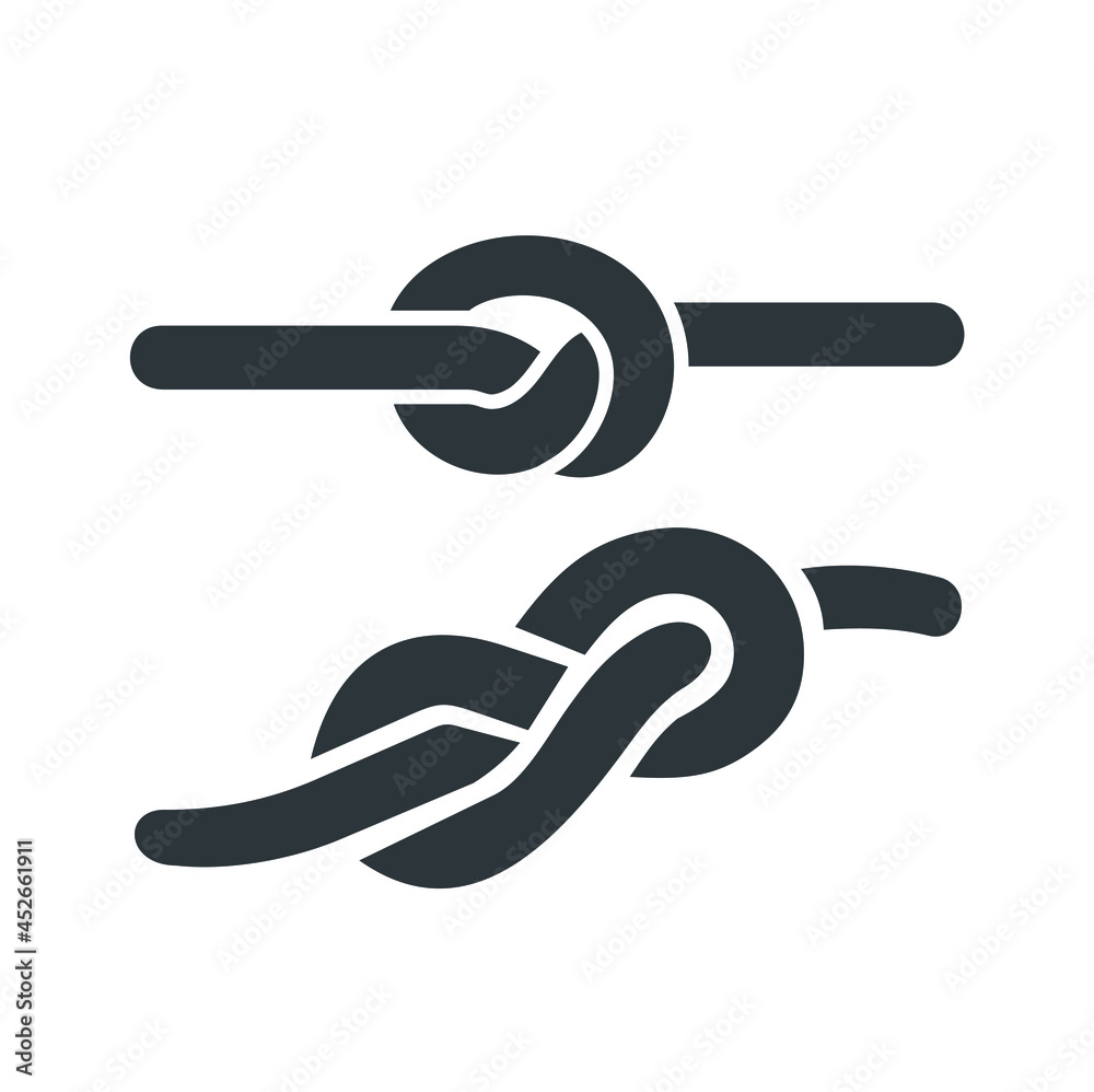 illustration of rope, rope icon, vector art. illustration of rope, rope icon, vector art.